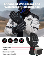 KEMIMOTO touchscreen tips on fingers for device use while riding