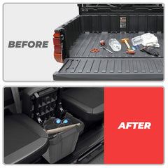 KEMIMOTO side profile of bin demonstrating low‑profile fit and space savings