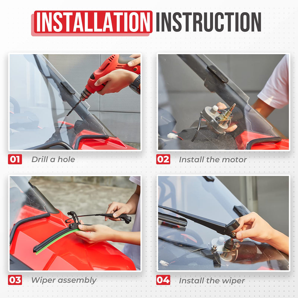 KEMIMOTO 16-inch rubber blade texture for effective wiping action