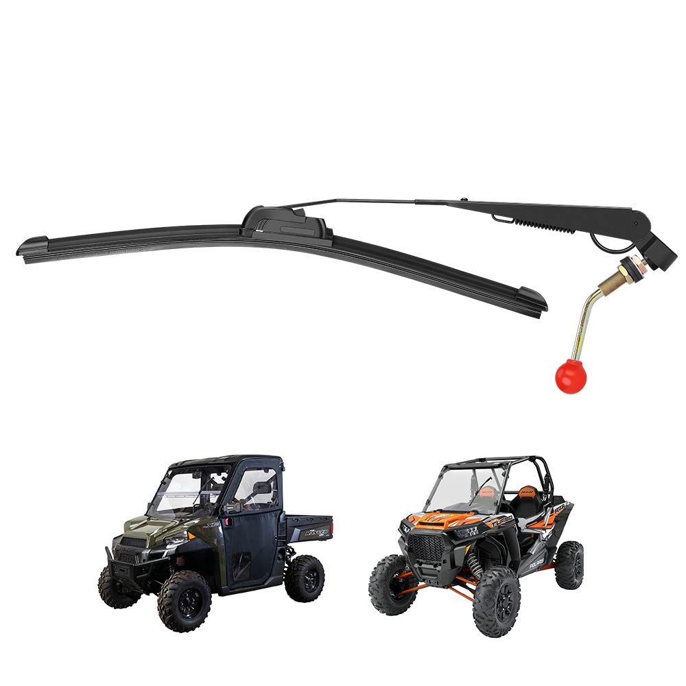 KEMIMOTO front assembly showing full 18-inch mounted wiper for clear visibility