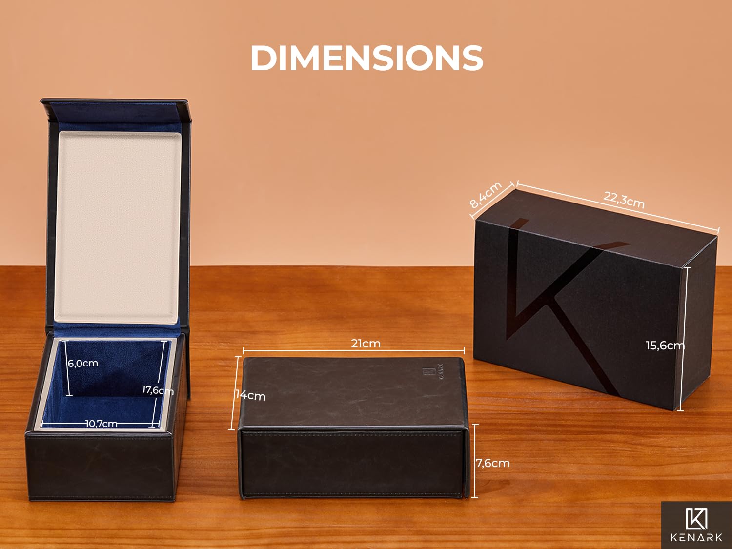 KENARK KK7 beside smartphone to show compact size and convenient storage