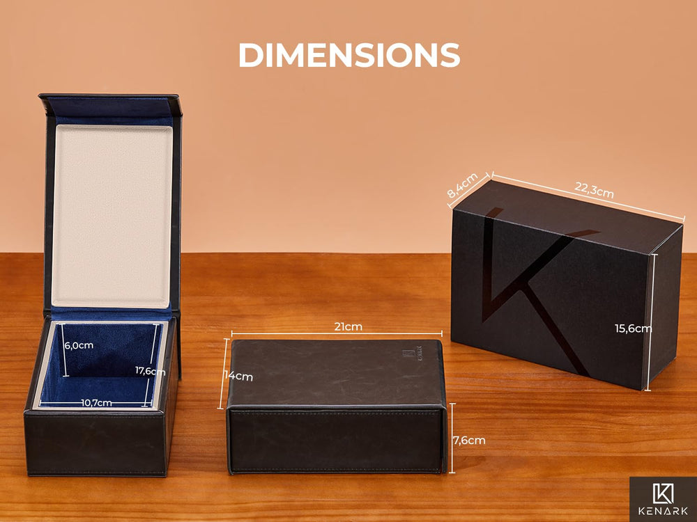 KENARK KK7 beside smartphone to show compact size and convenient storage