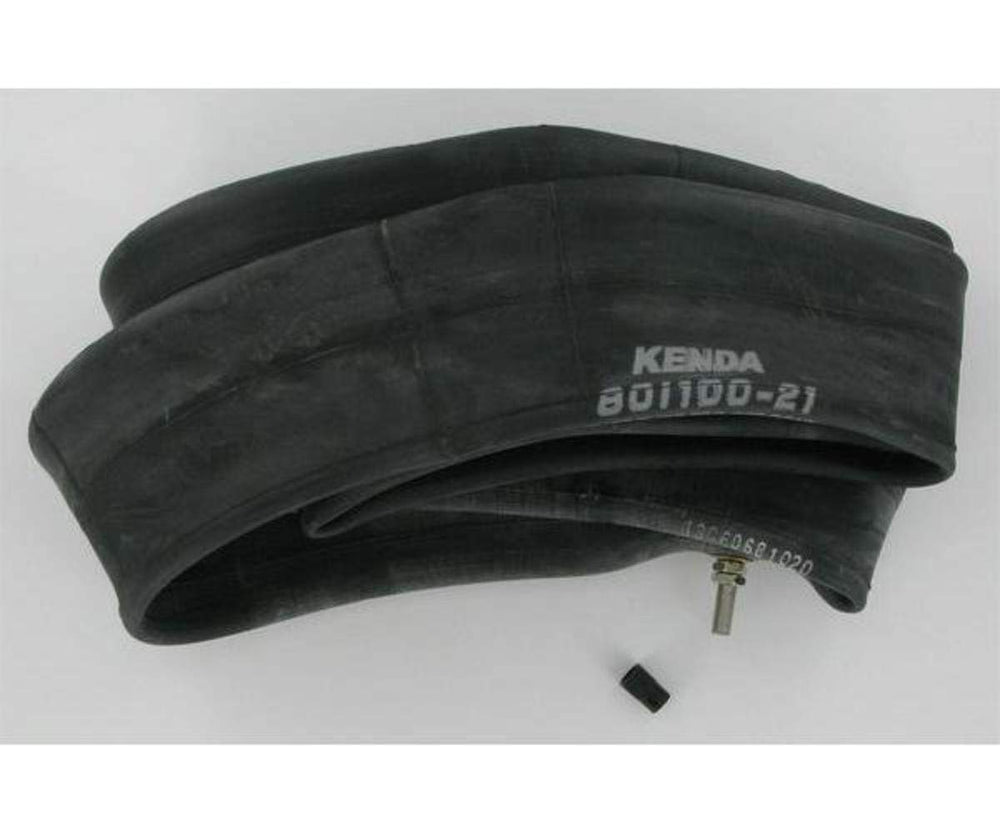 Kenda heavy-duty tube front view showing valve and durable wall for fewer flats