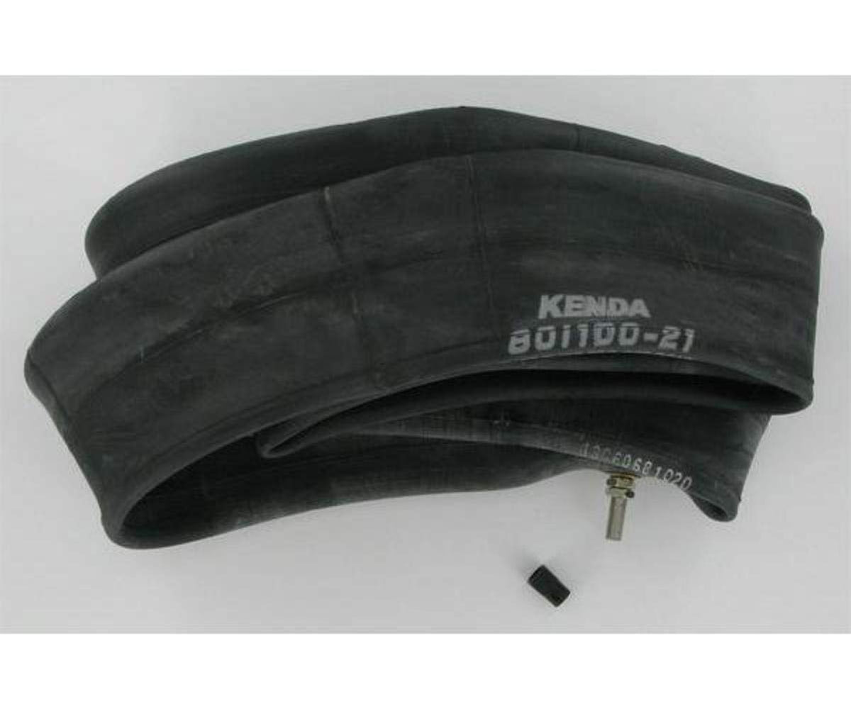 Kenda heavy-duty tube front view showing valve and durable wall for fewer flats