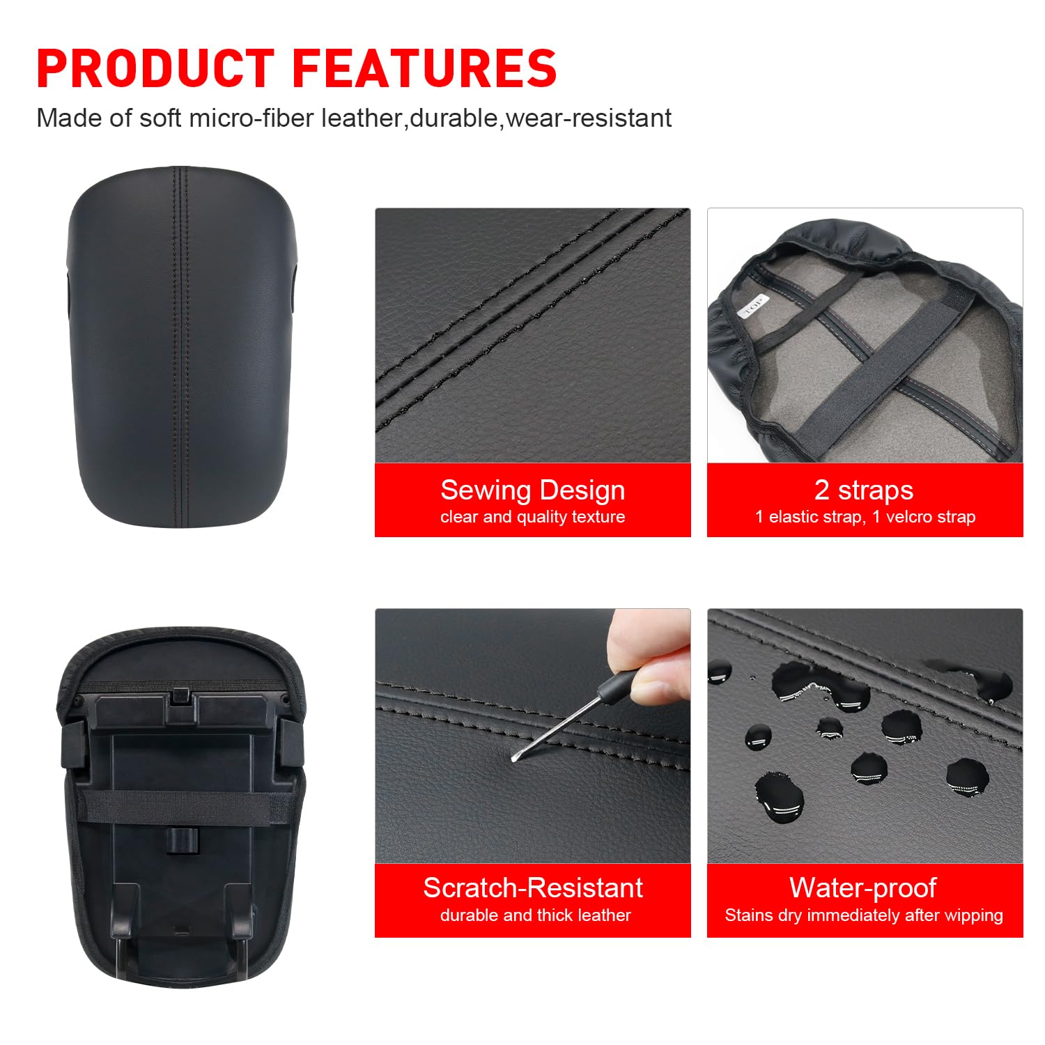 KENTUTO cover open and closed showing unobstructed lid operation benefit