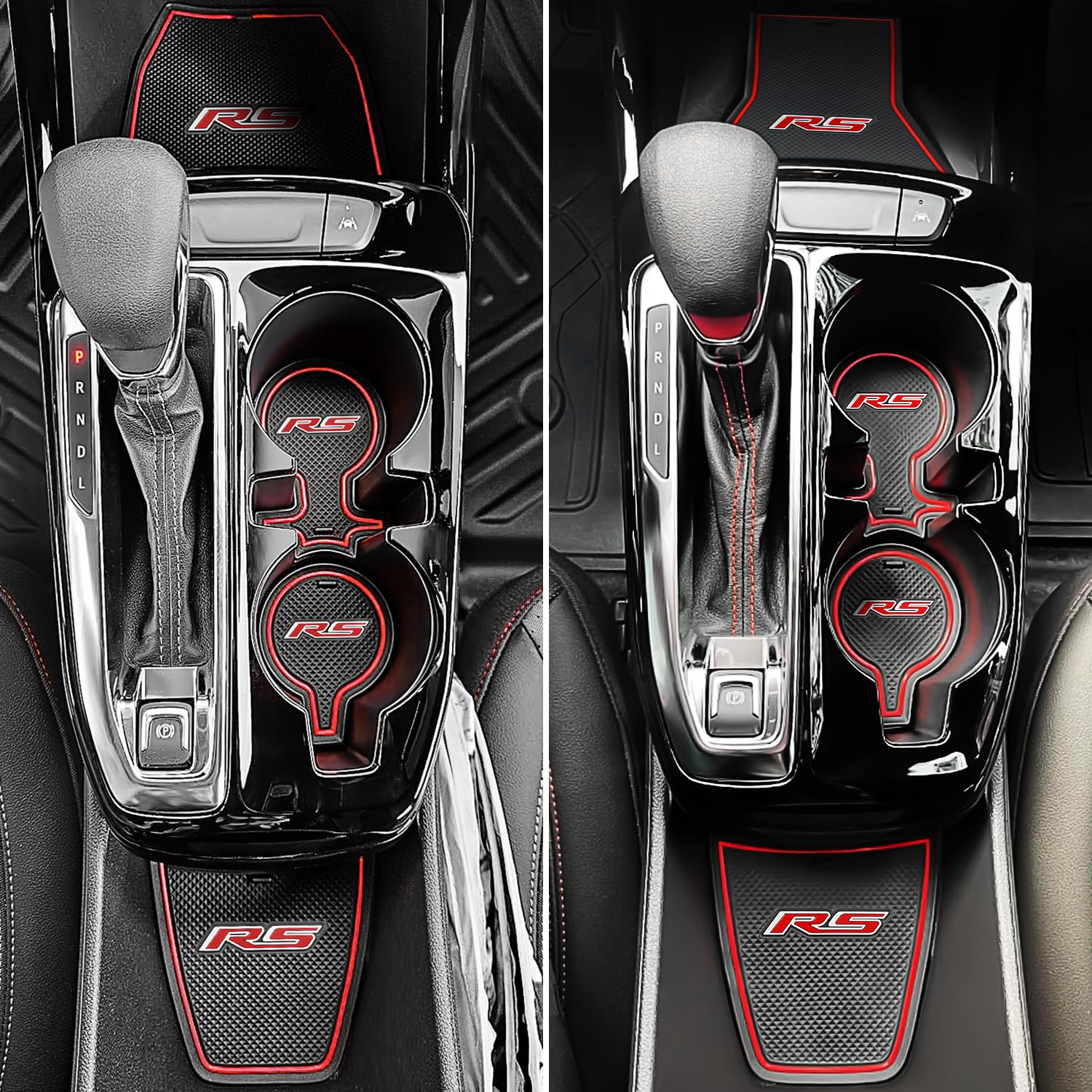 KENTUTO liner inside Chevy Trax cup holder reducing rattle and spills