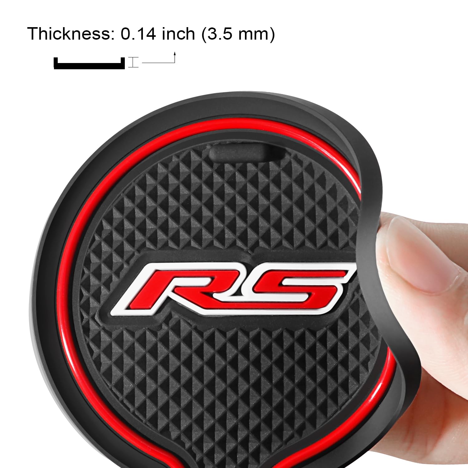 KENTUTO liners next to coin and phone showing size and fit benefit