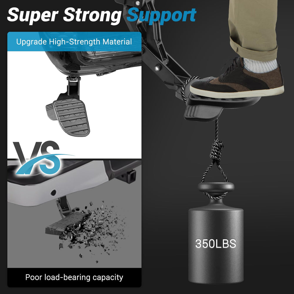 keriolee textured step close-up offers slip-resistant foothold for safety