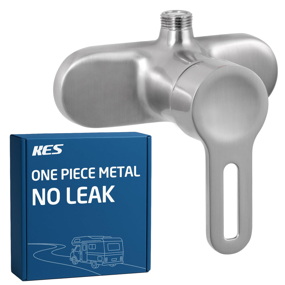 KES front view brushed nickel finish showcasing durable aesthetics and corrosion resistance