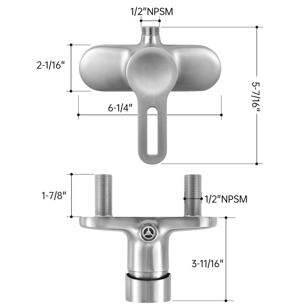 KES installed in RV shower lifestyle shot demonstrating reliable, travel-ready performance