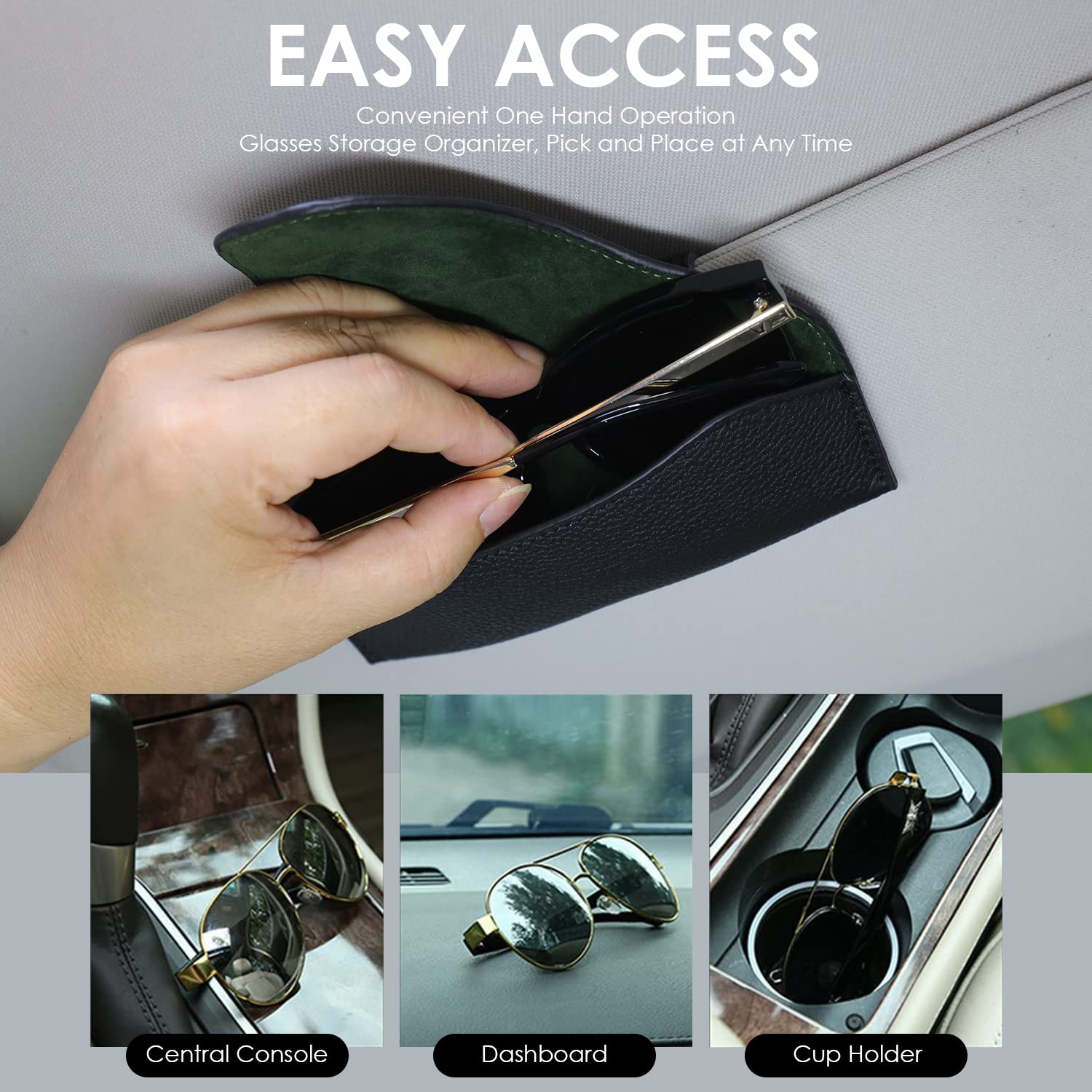 KEVANCHO magnetic flap close-up showing secure one-hand access