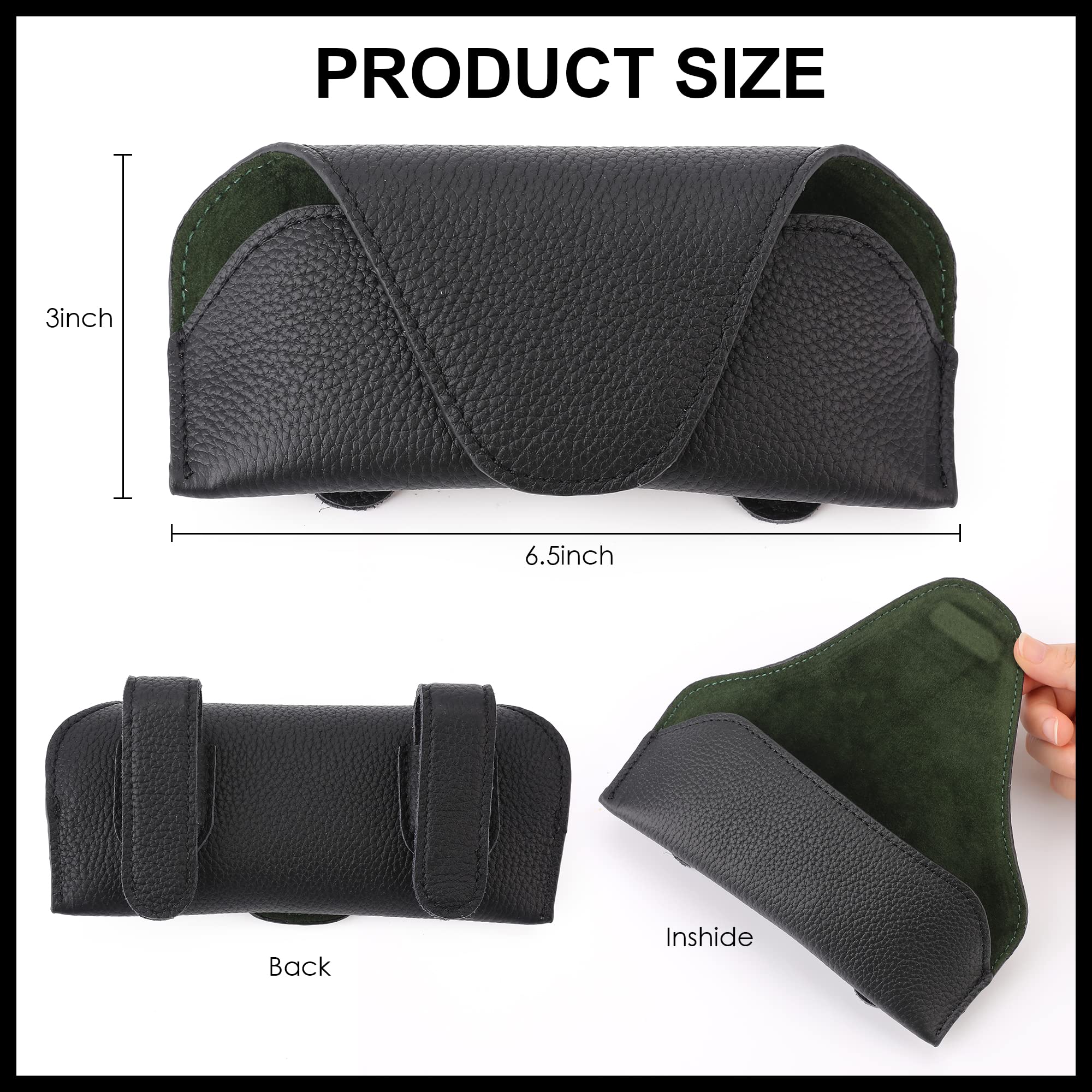 KEVANCHO leather texture and stitching detail signaling durable craft