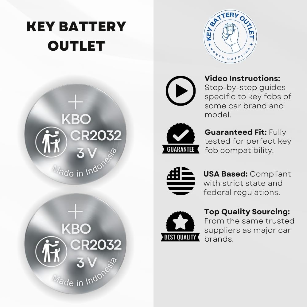 Screenshot of Key Battery Outlet step-by-step install video showing safe battery swap process