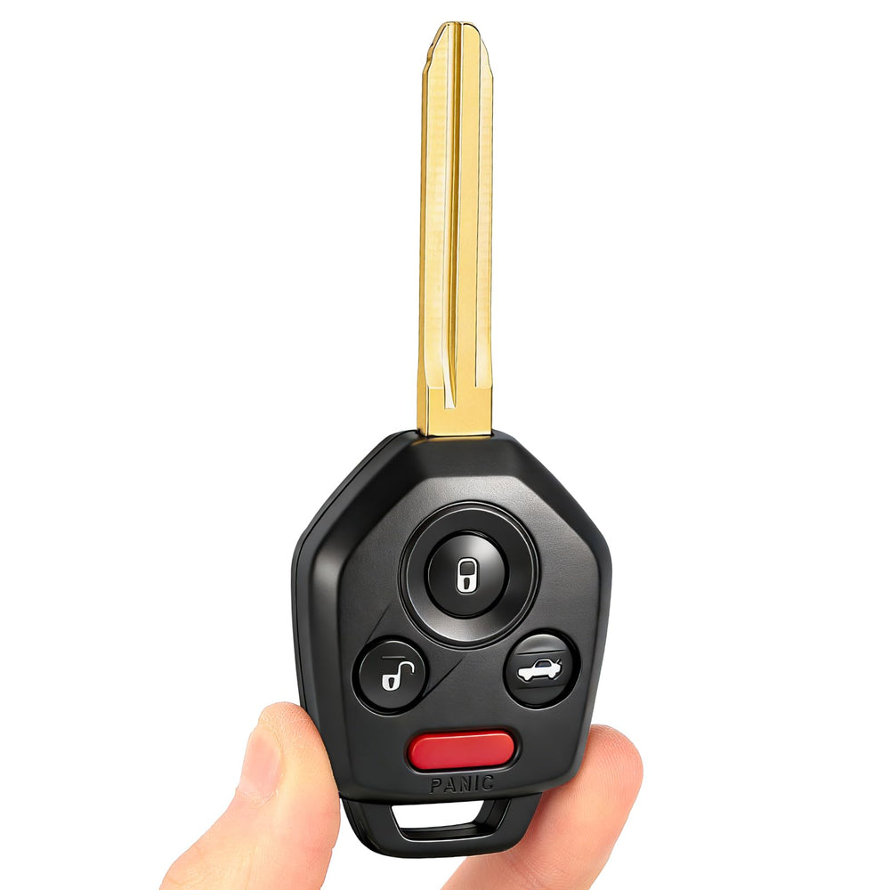 Keyecu front view of replacement fob showing buttons and compatibility benefits