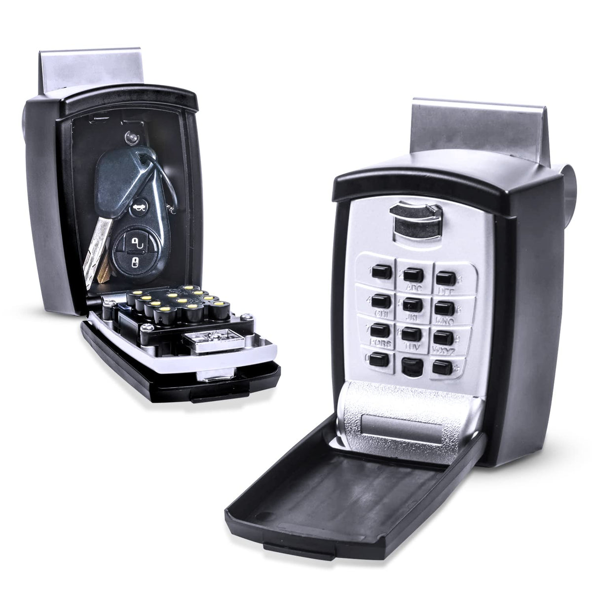 KeyGuard SL-591 front view showing compact durable metal body and secure design