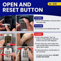 KeyGuard SL-591 mounted on car window demonstrating secure on-vehicle placement