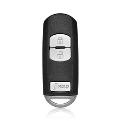 Keylessbest front view of fob showing three-button layout and clear branding benefit: easy replacement