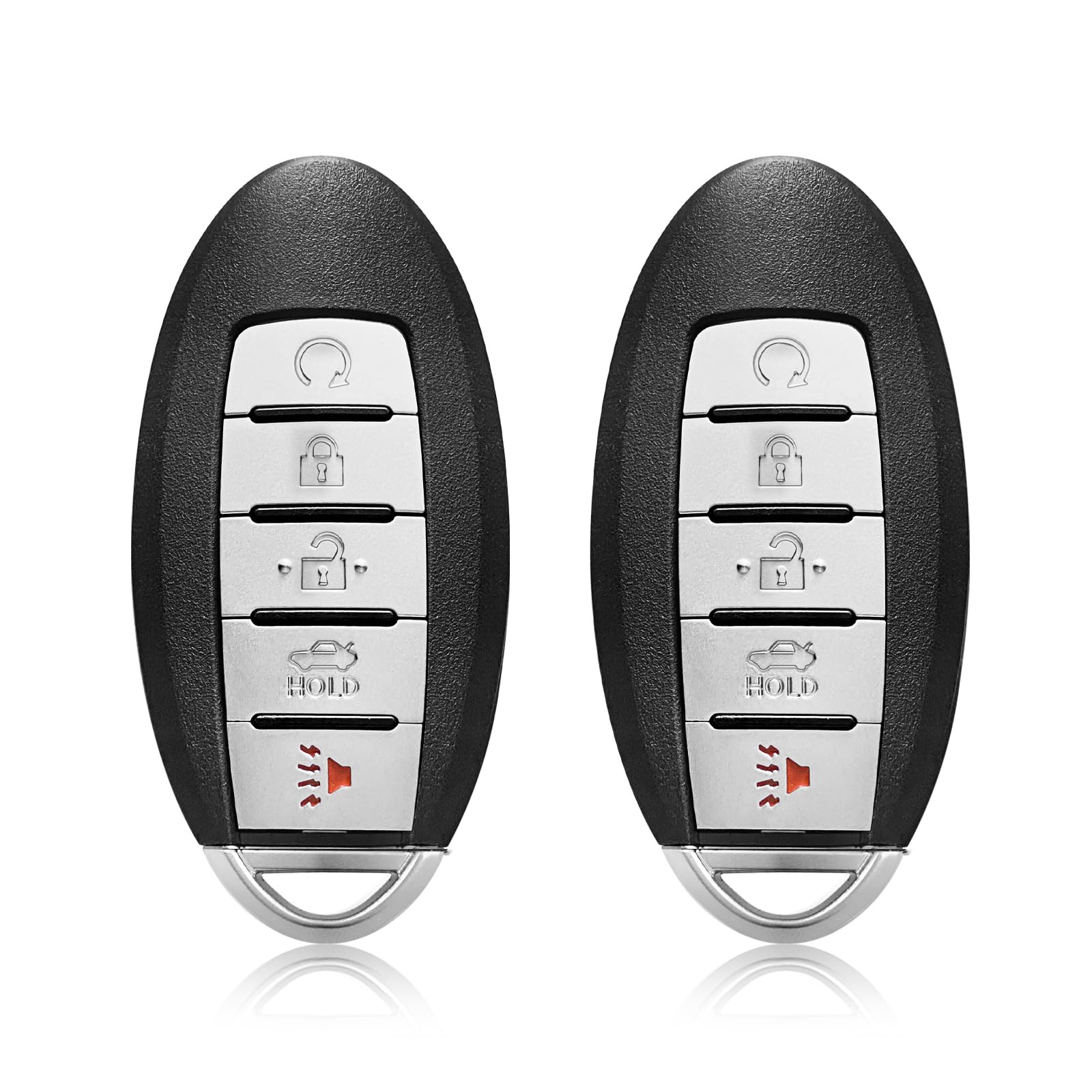 Keylessbest front view of 5-button fob showing clear controls and fit