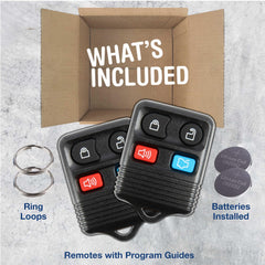 KeylessOption close-up of remote buttons and logo showing tactile buttons for easy operation