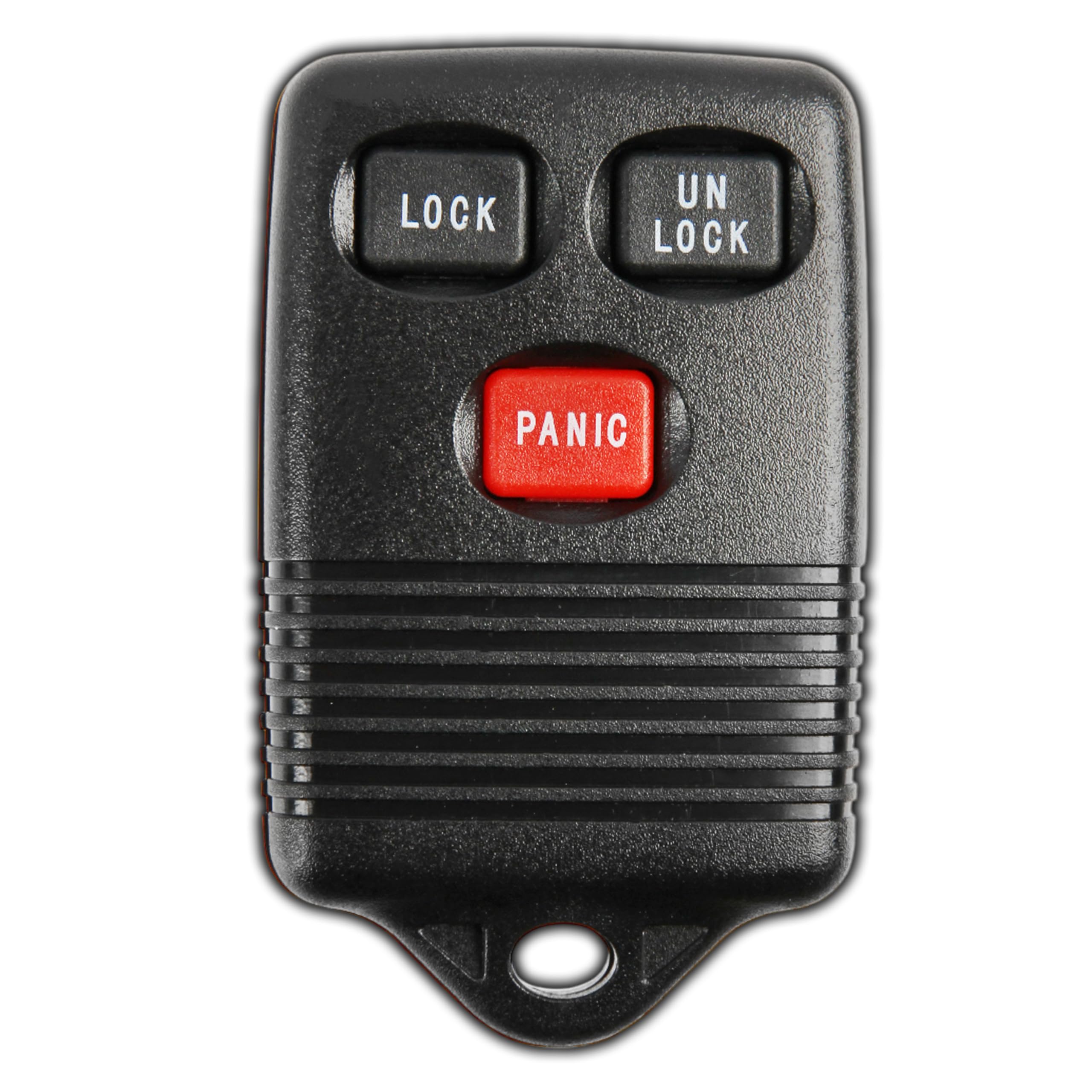 KeylessOption front view of GQ43VT4T fob showing clearly labeled buttons and easy visibility