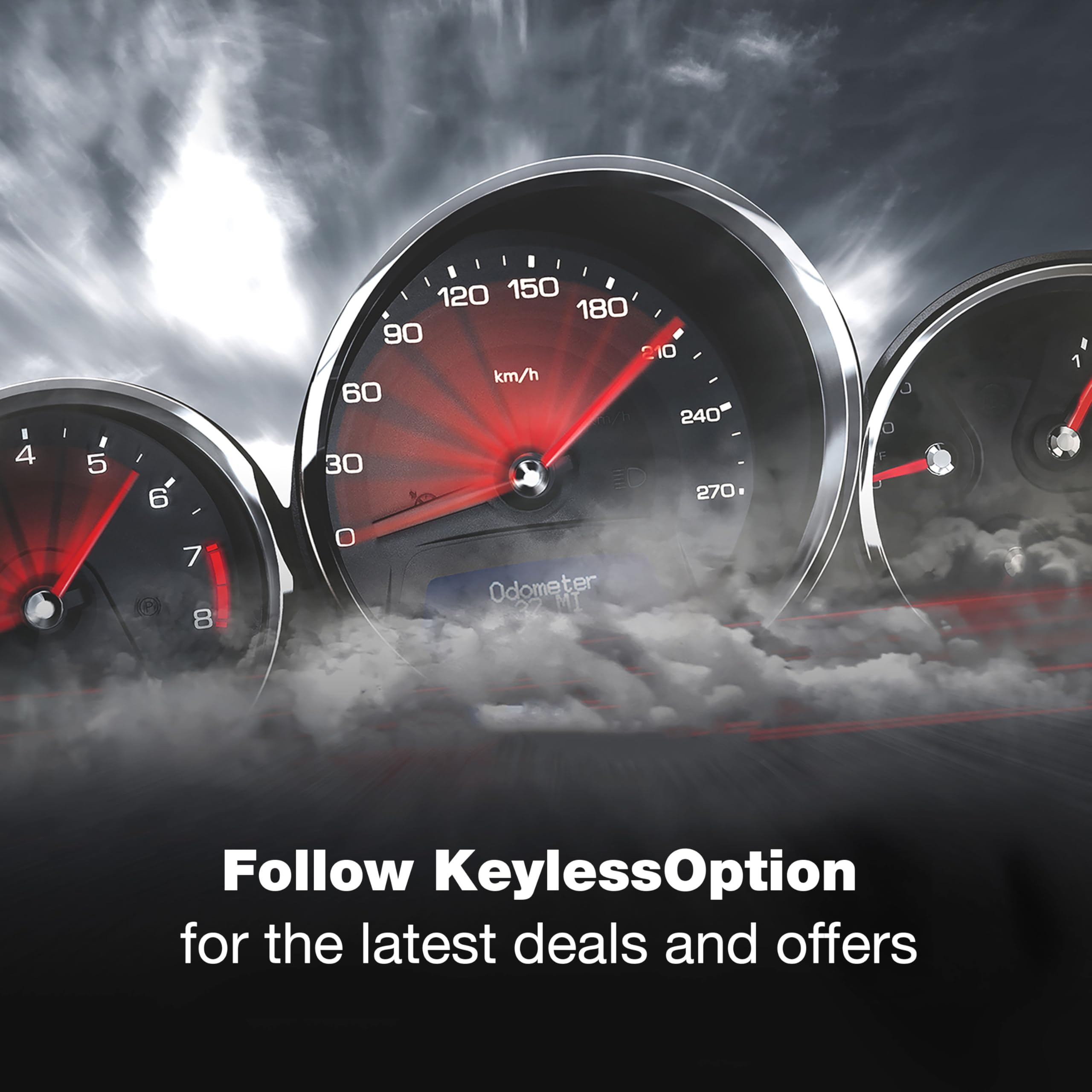 KeylessOption on a keyring installed and ready to use, improving daily convenience