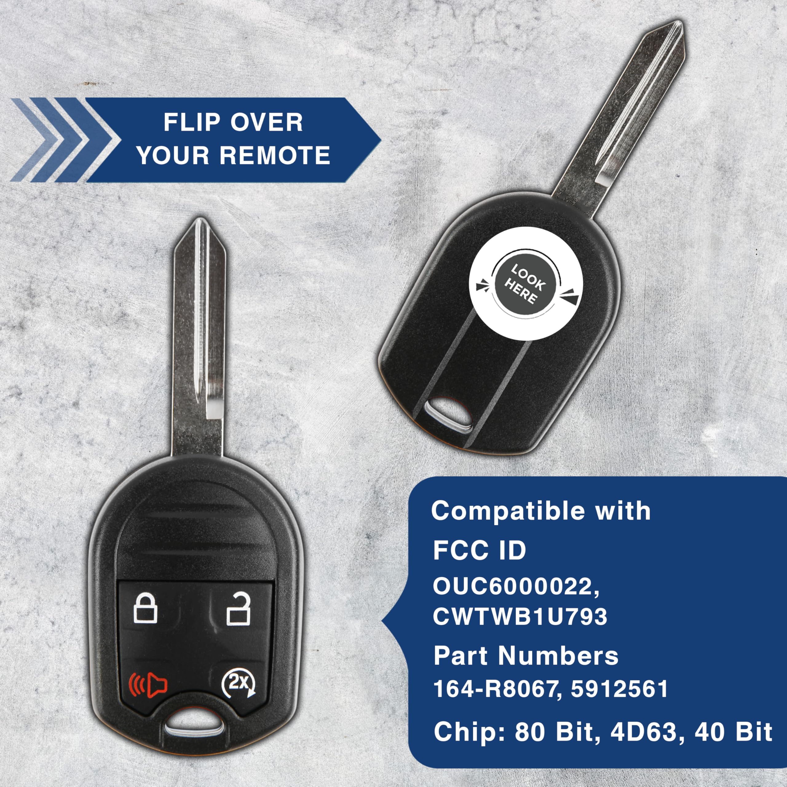 KeylessOption printed programming instructions included for simple setup