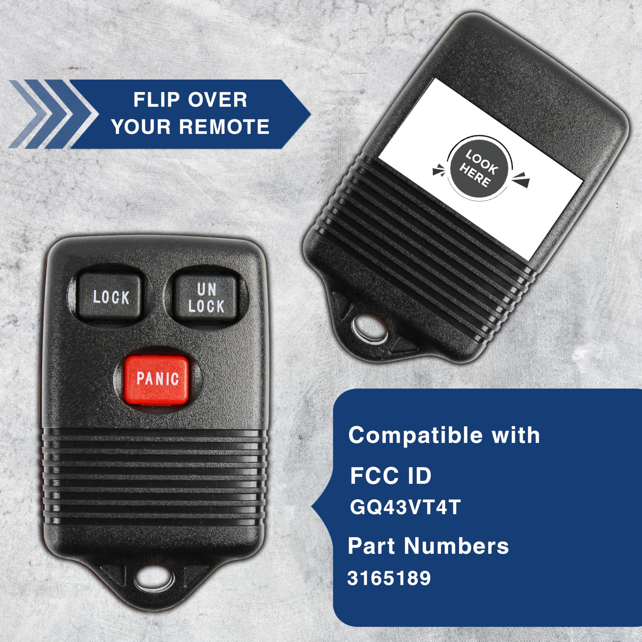 KeylessOption beside a car key to show scale and compatibility for everyday carry