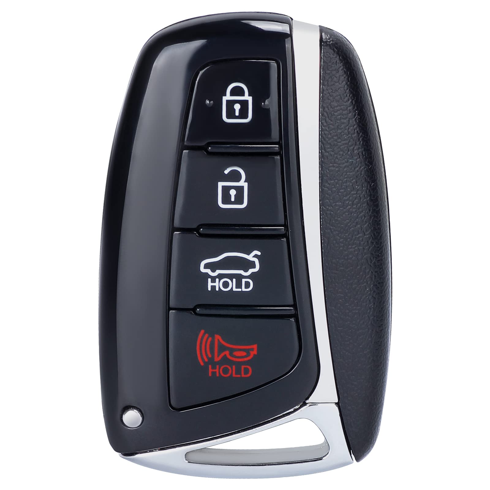 Keymall front view fob showing buttons and quick identification benefit