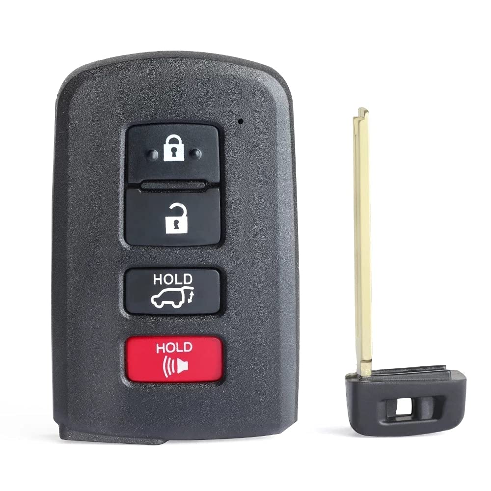 Keymall front view of the Highlander remote showing clear button layout and fit