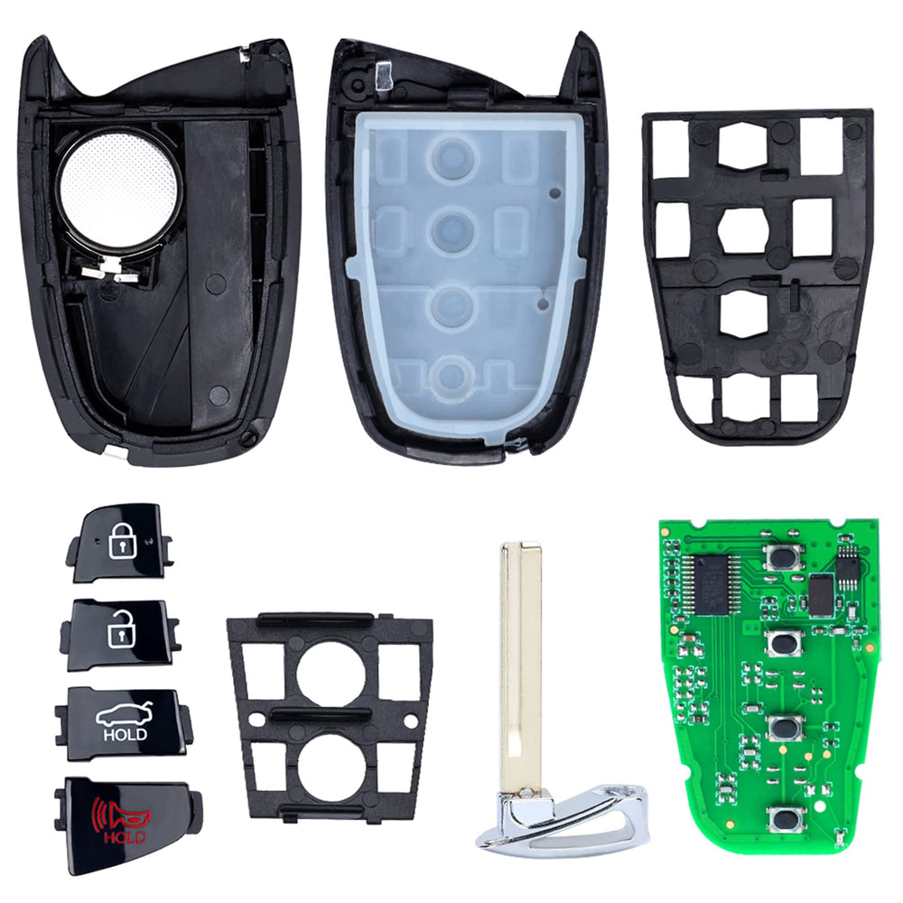 Keymall box with remote and contents showing complete replacement convenience
