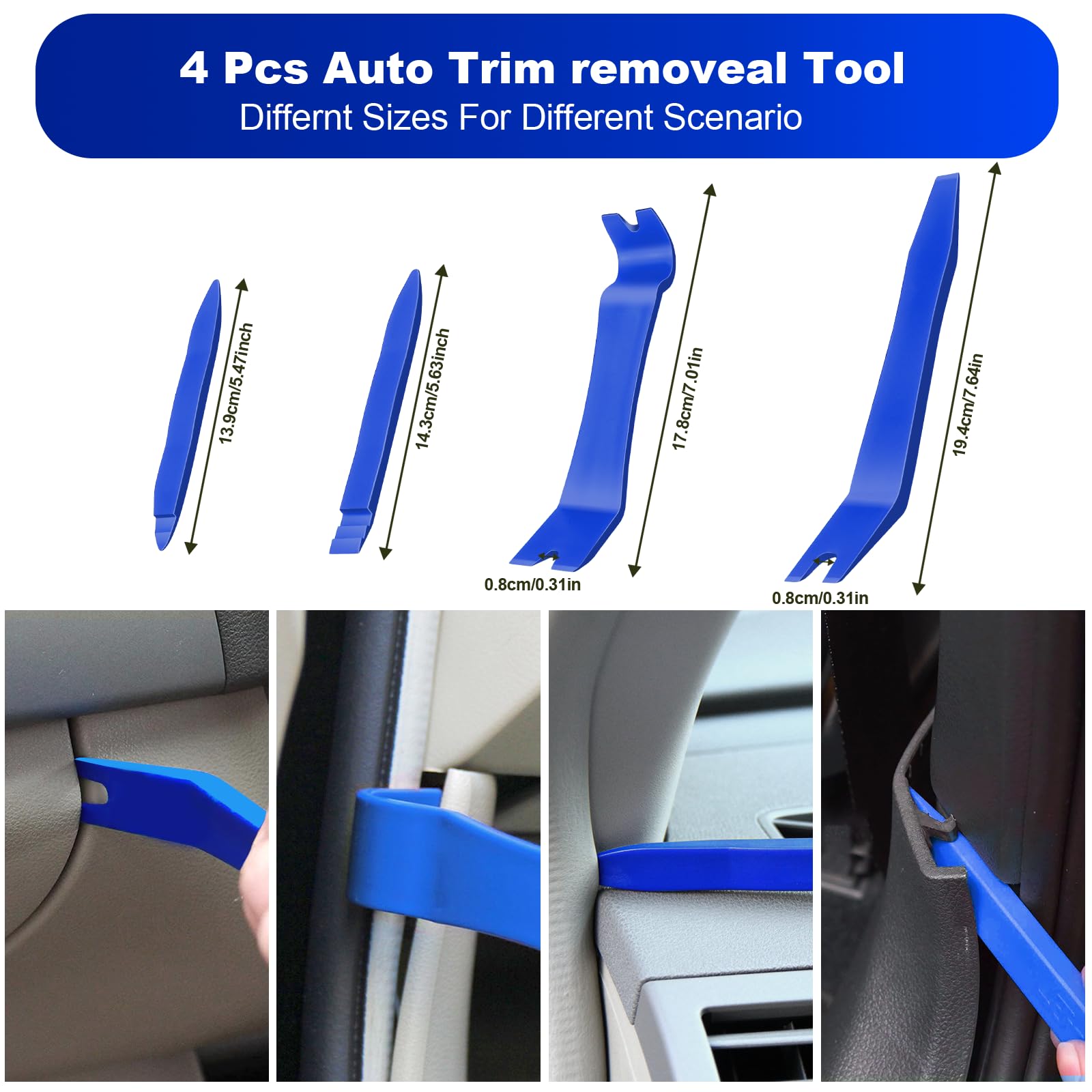 Keze clip pliers removing fastener with better leverage and control