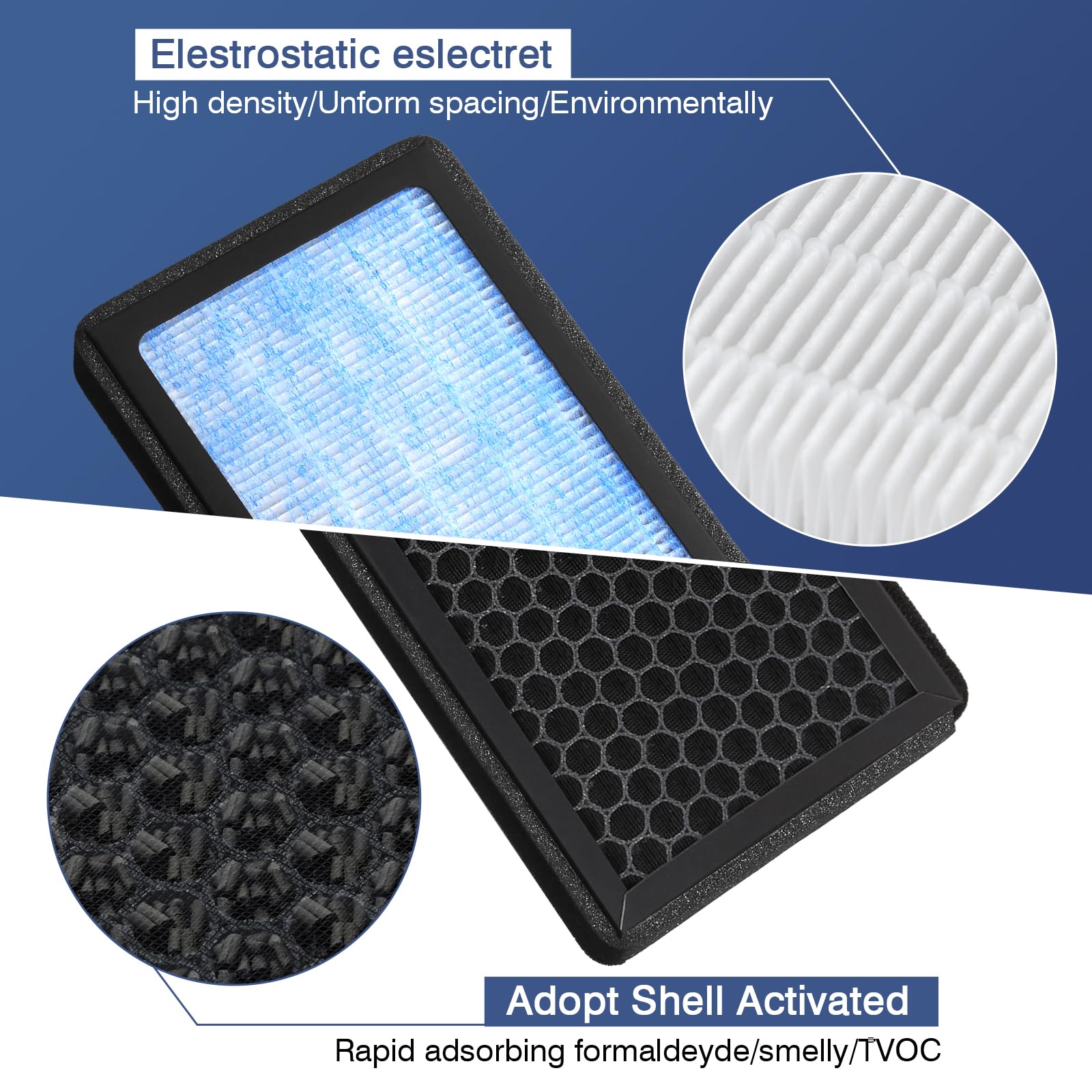 KHAWY filter installed in Tesla filter bay showing OEM-fit and easy replacement benefit