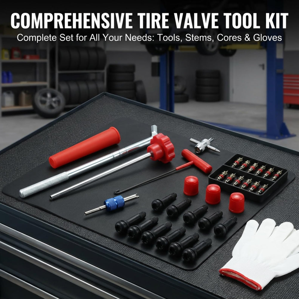 kiaikmc tool kit on garage bench illustrating ready-to-use maintenance convenience