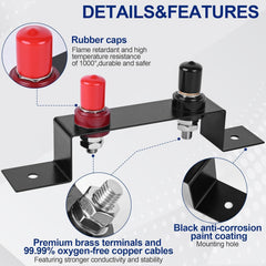 Kikerike close-up of brass terminal highlighting strong conductivity and durability