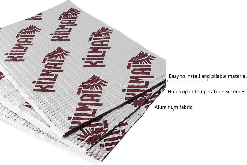 KILMAT foil embossing close-up demonstrating installation indicator benefit