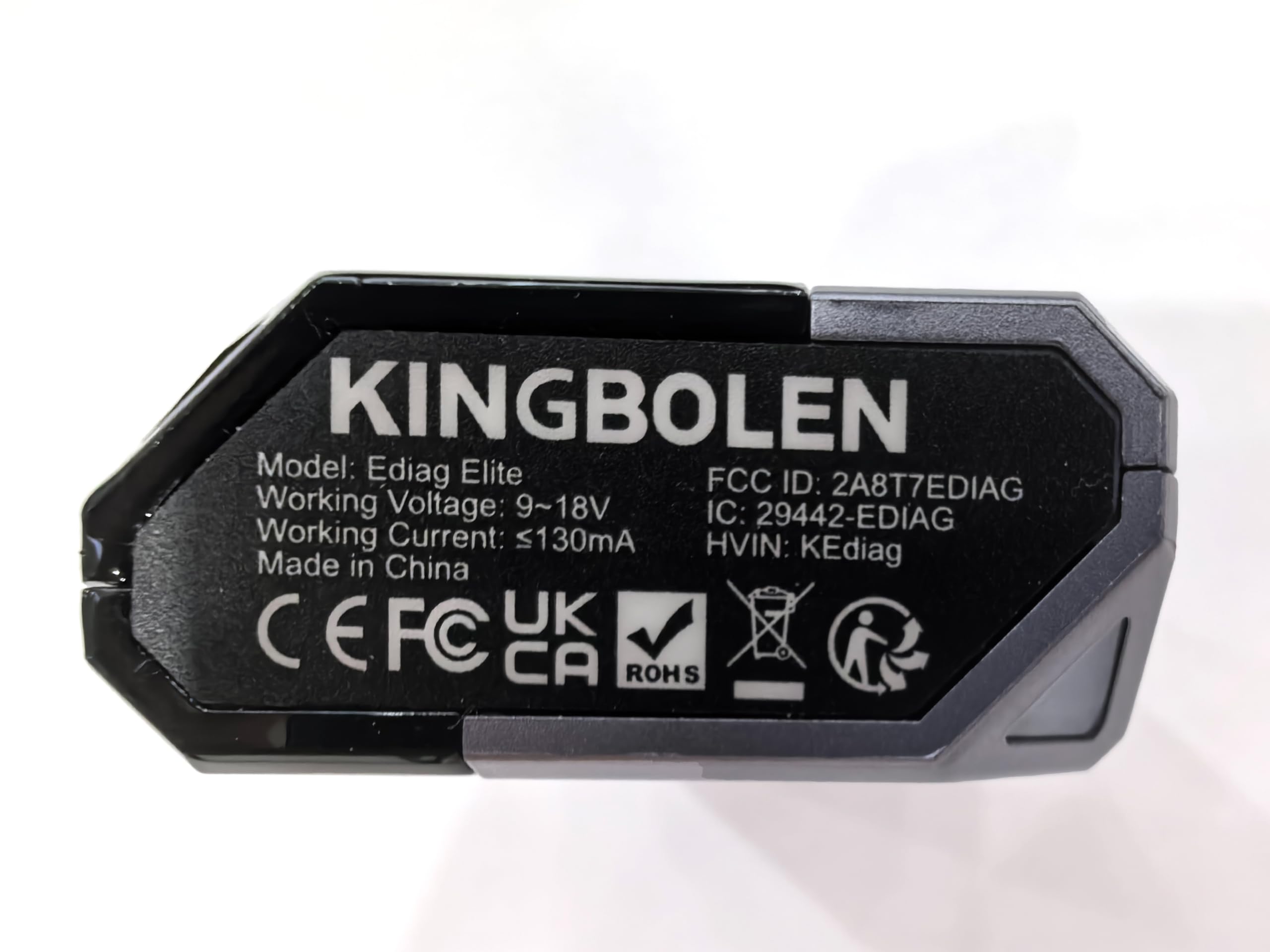 KINGBOLEN Ediag Elite in garage with mechanic demonstrating practical workshop use