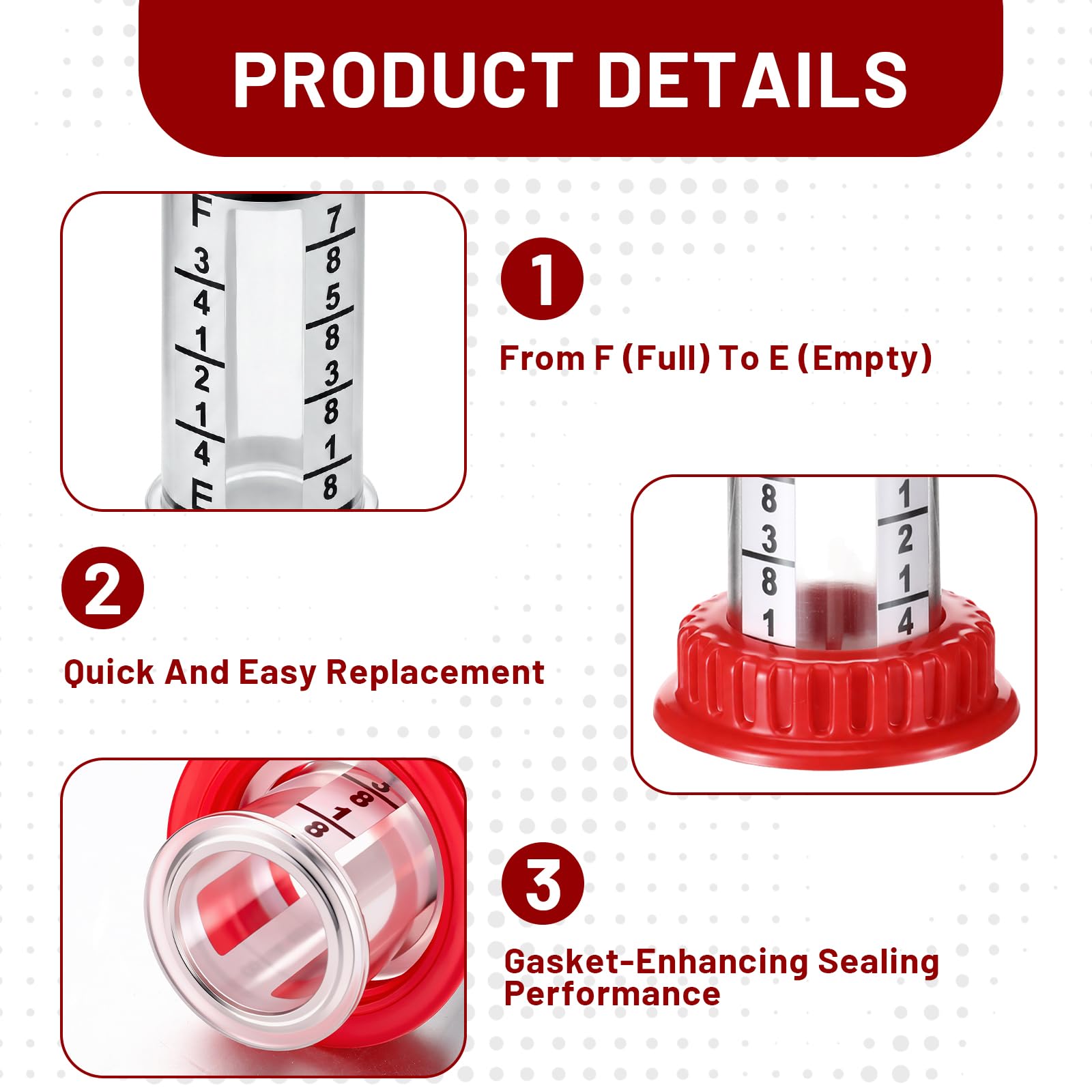 Kingdder nitrile gasket detail highlighting seal edge that prevents oil and fuel leakage