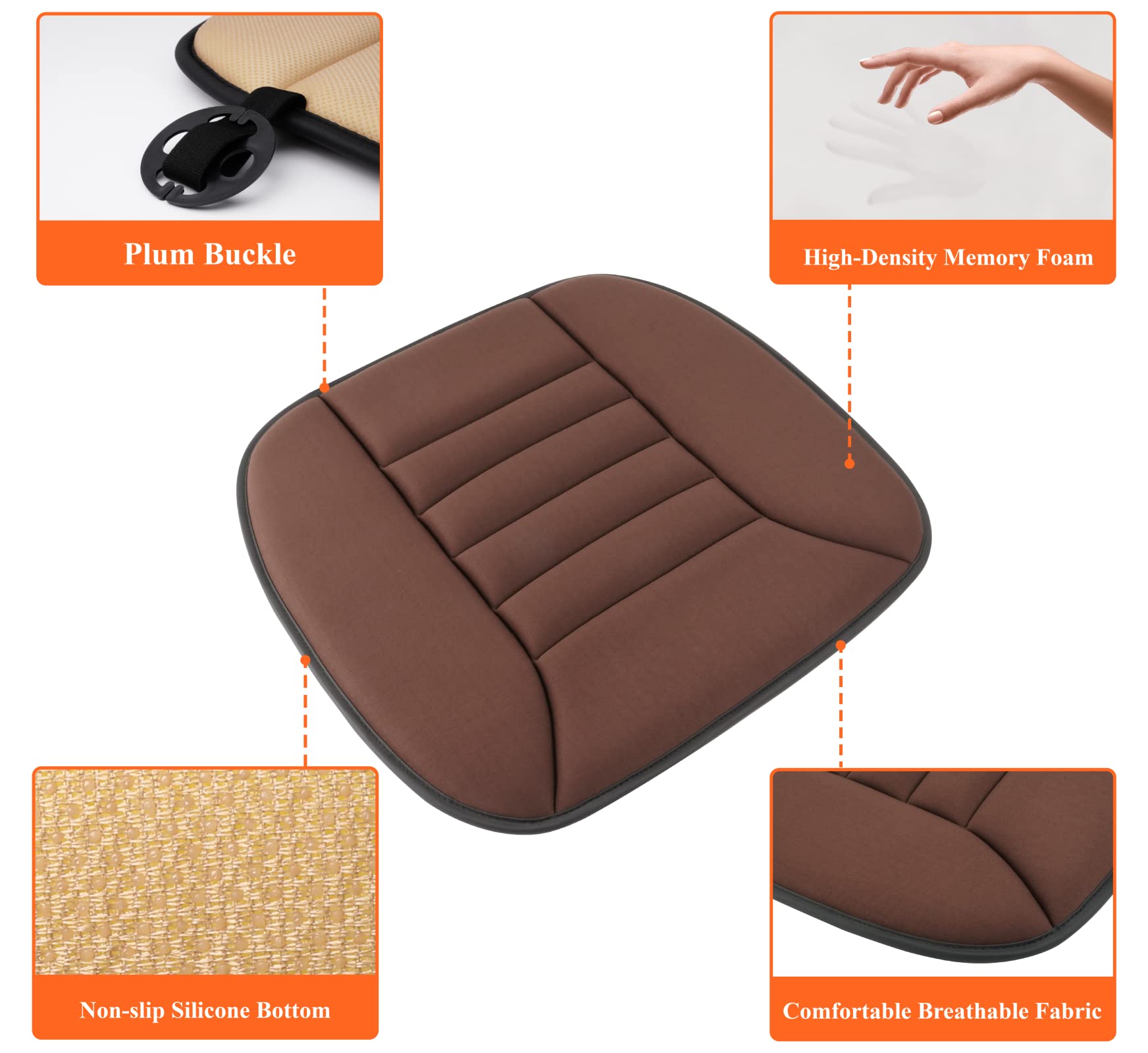 kingphenix installed in car improving driver posture and comfort