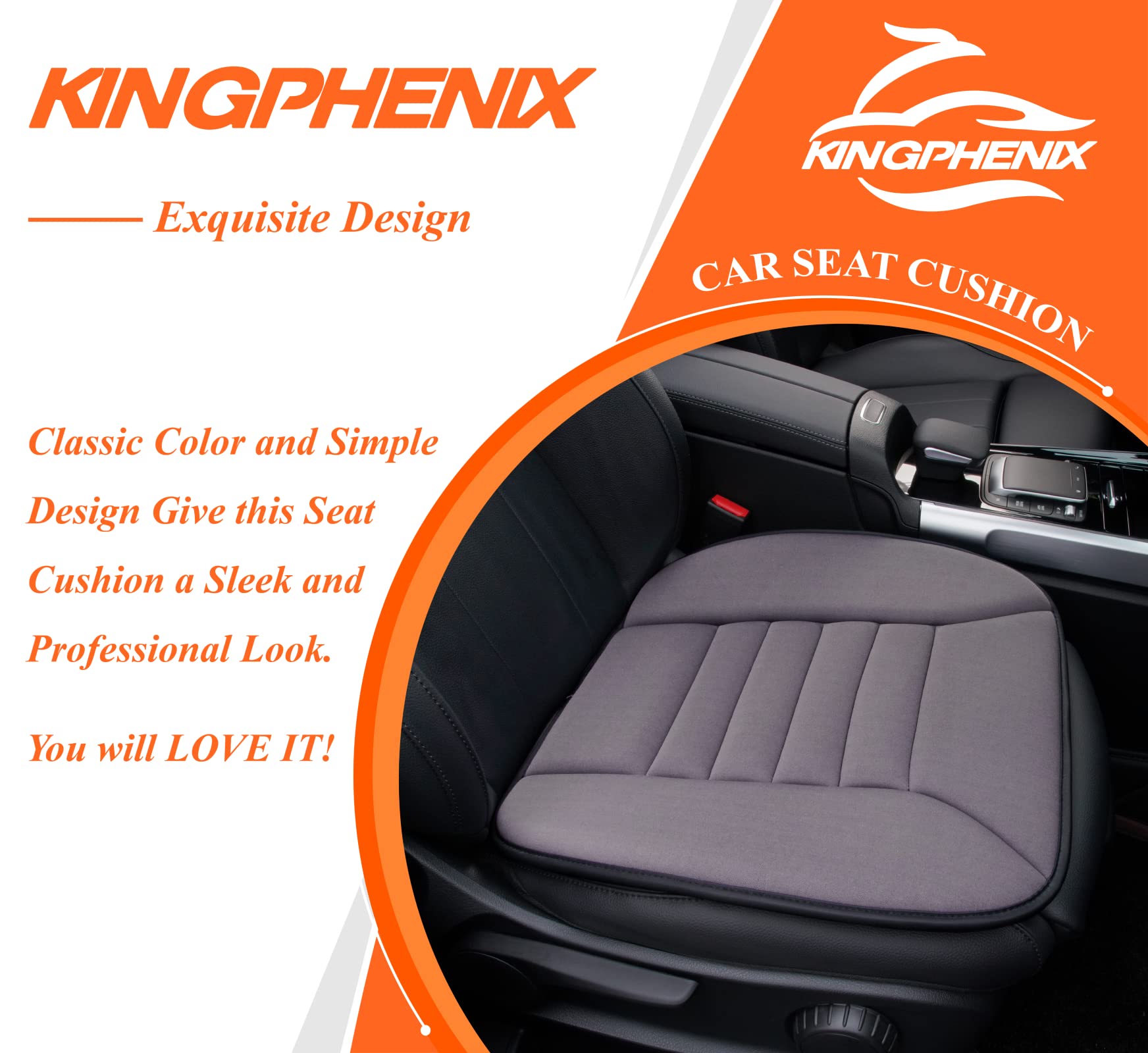 kingphenix cushion in a commuting scene improving drive comfort