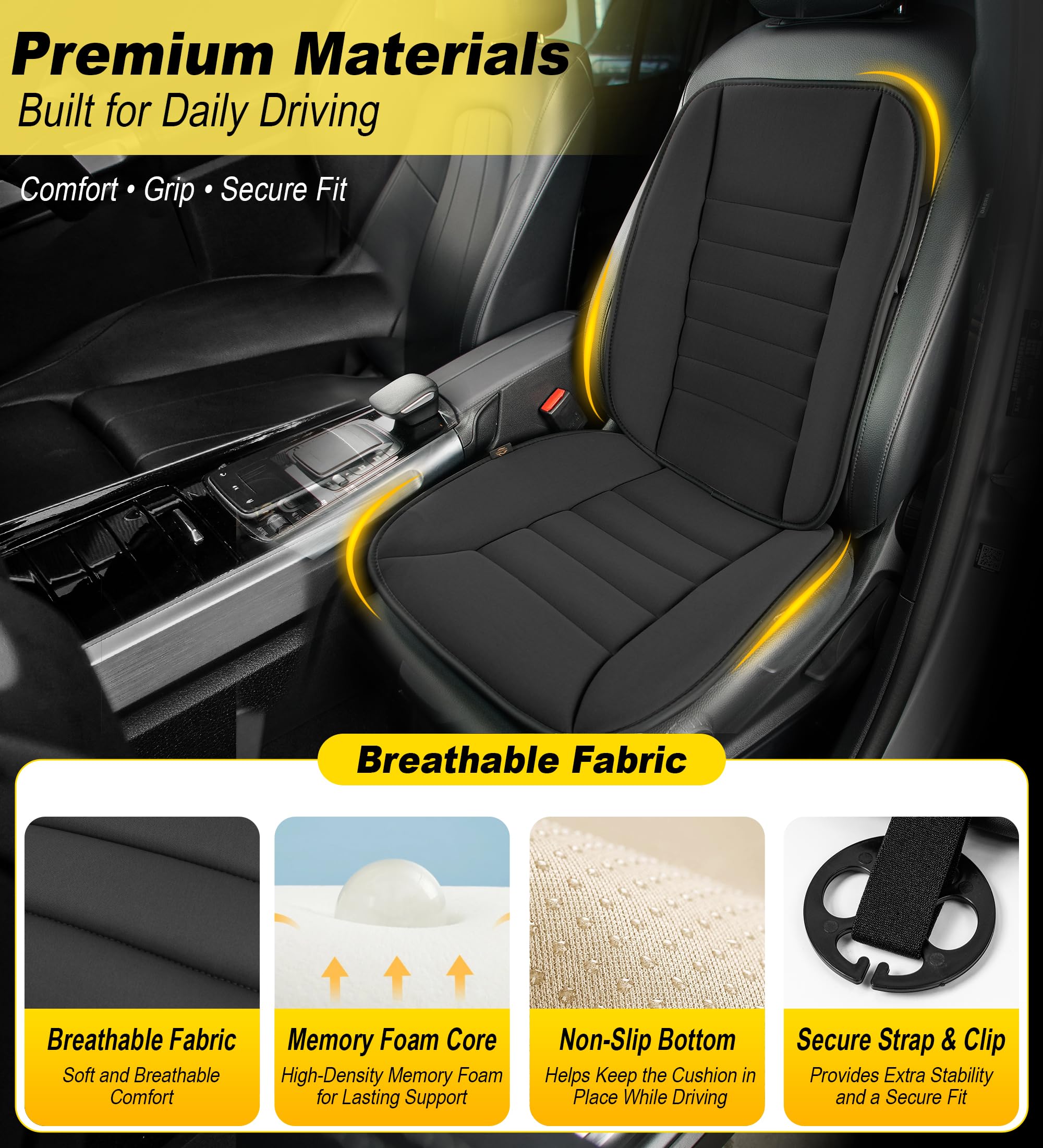 kingphenix non-slip bottom texture preventing sliding for stable seating