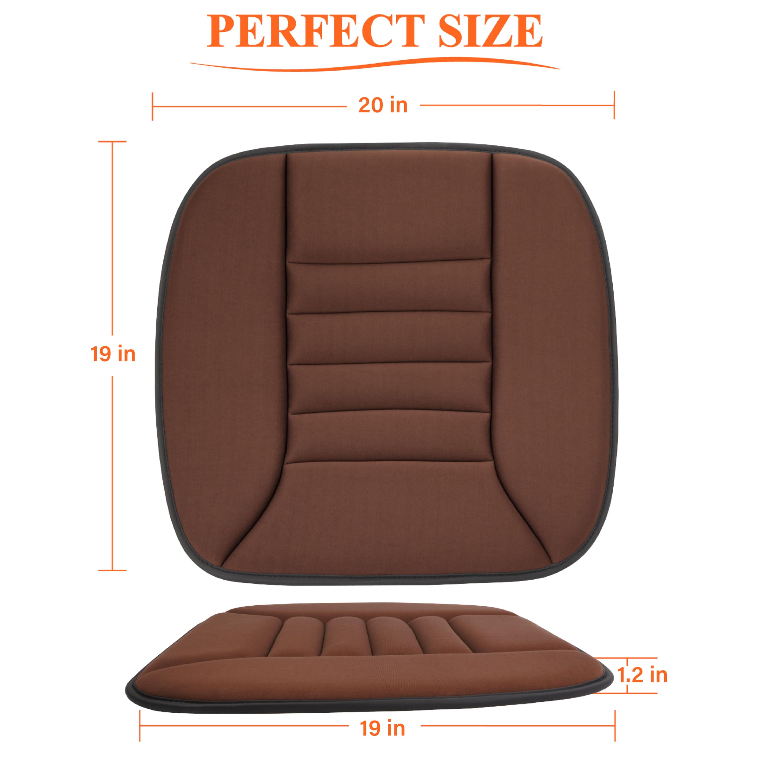 kingphenix side profile showing optimal thickness for coccyx relief