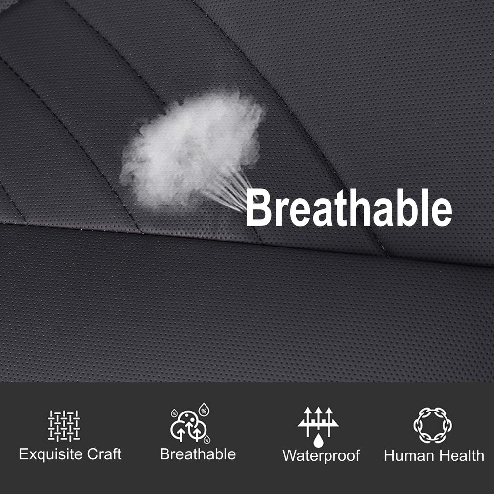 kingphenix PU leather texture image showing easy-to-clean surface