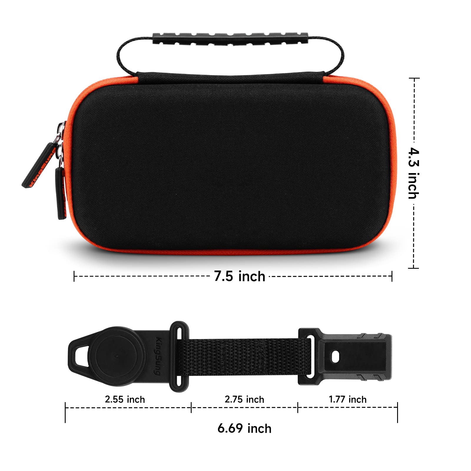 kingsung magnetic strap close-up showing strong coated magnet