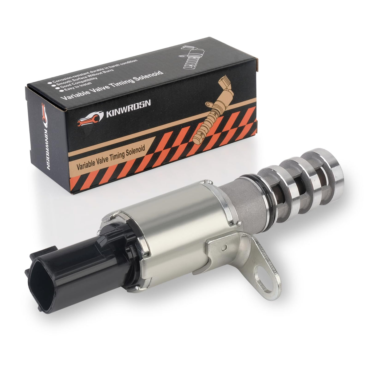 Kinwrdsn front view of VVT solenoid showing fitment and reliable replacement benefit