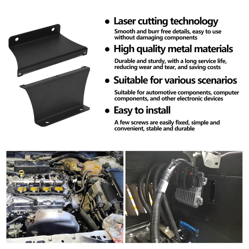 KishYa PCM bracket mounting holes and hardware showing easy installation advantage
