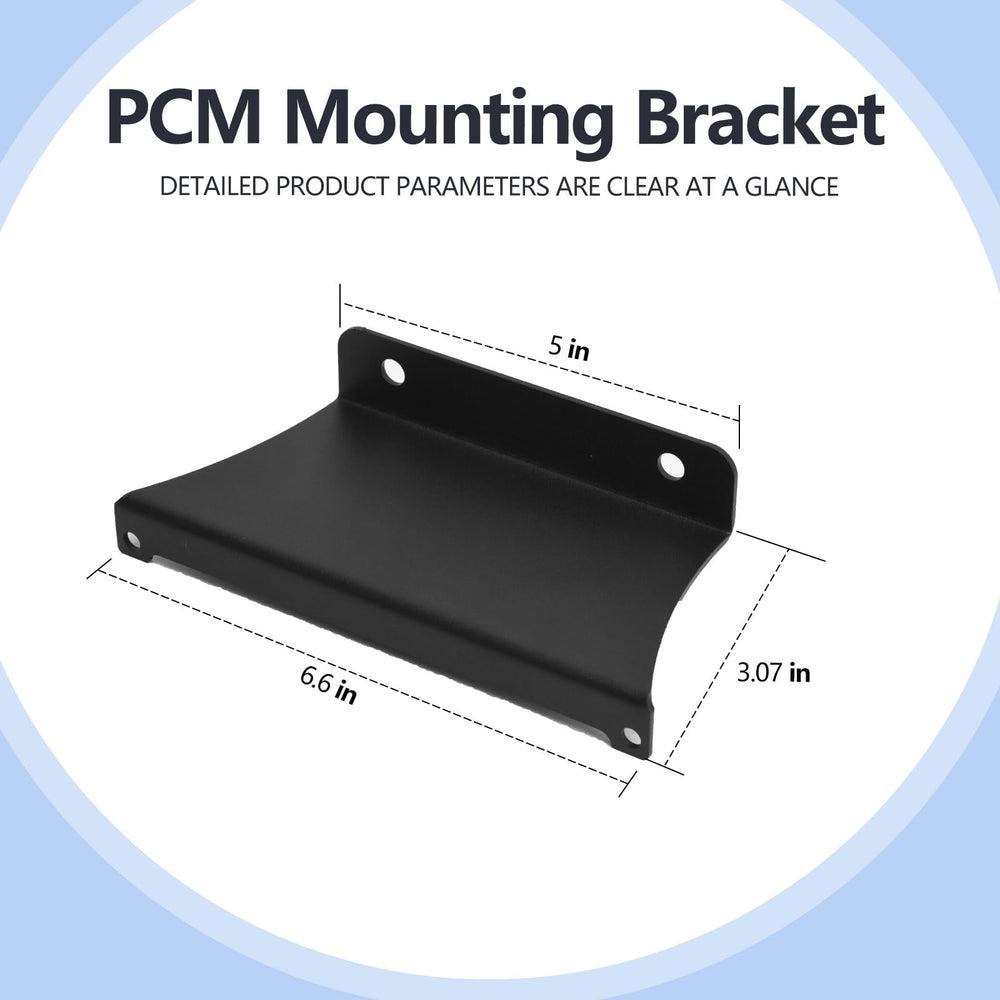 KishYa PCM bracket side profile highlighting sturdy metal construction and fit