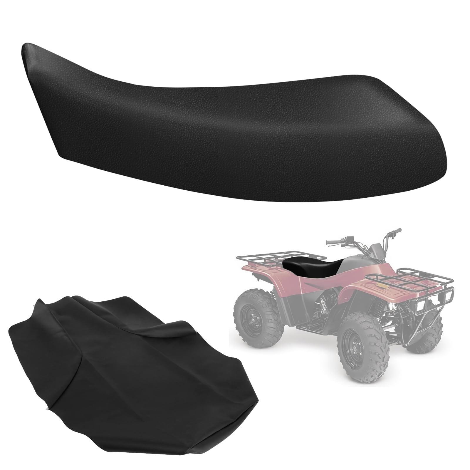 Kistrba front view of seat cover showing clean fit and renewed appearance