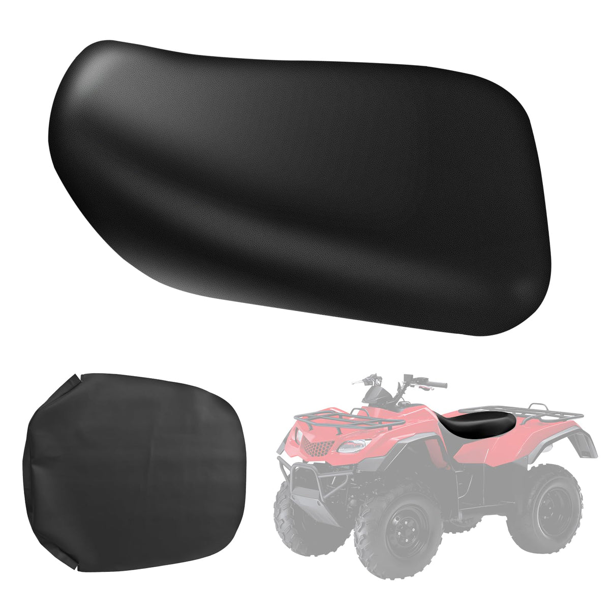 Kistrba front seat cover fitted on Suzuki Eiger showing restored appearance and protection