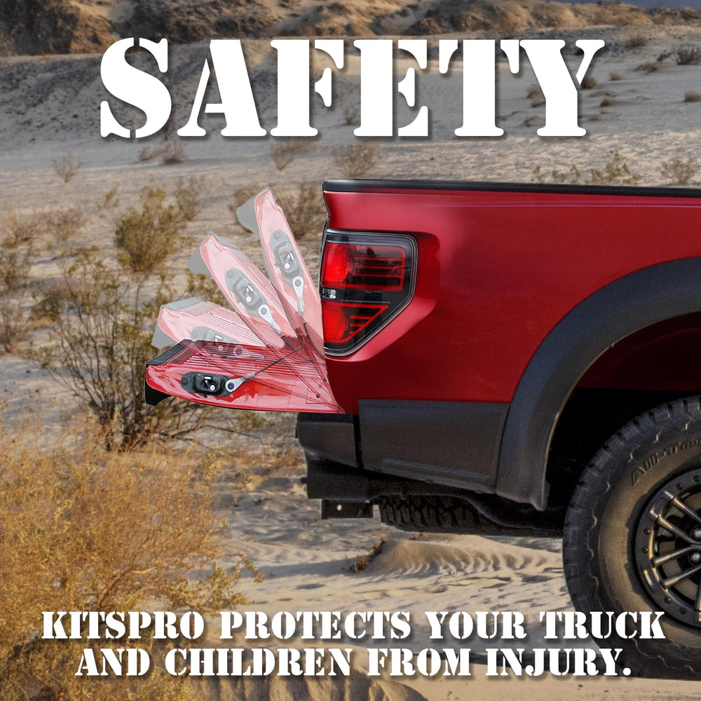 KitsPro in truck bed lifestyle shot showing safer single-person operation