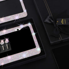 KIWEN close-up rhinestone detail highlighting sparkle and reflective color benefit